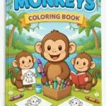 Monkeys - Coloring Book