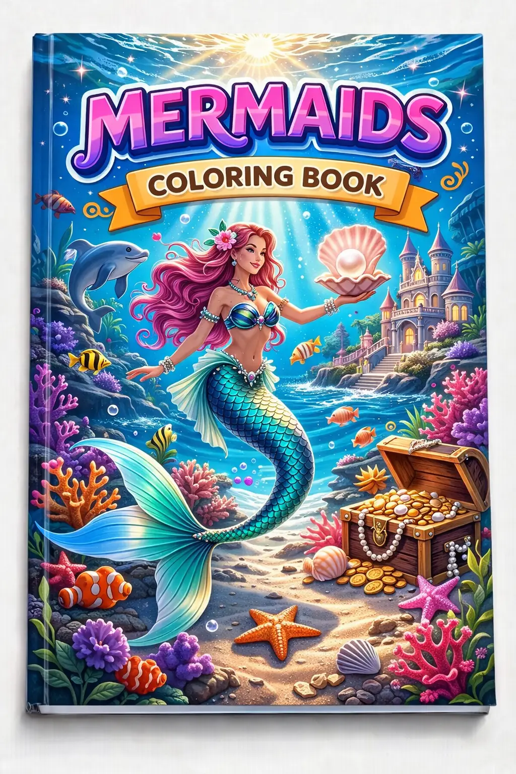 Mermaids - Coloring Book Mermaids - Coloring Book