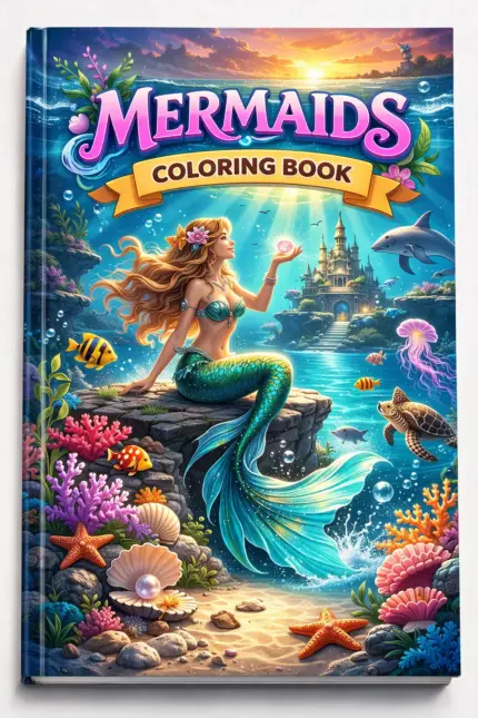 The Mermaids - Coloring Book