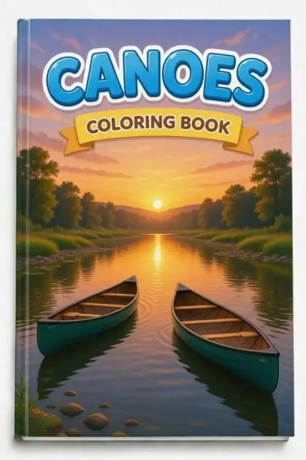 Canoes - Coloring Book